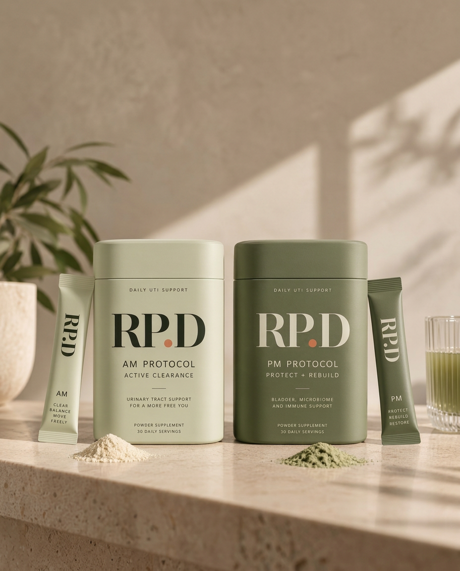 RP.D AM Protocol and PM Protocol powder supplement canisters